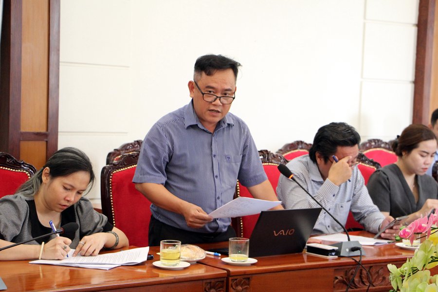 Ông Nguyễn Minh Nghĩa, Trưởng Phòng Kiểm tra – Pháp chế và Hợp tác quốc tế Sở Dân tộc và Tôn giáo TP.HCM đề nghị bổ sung trách nhiệm của Bộ Dân tộc và Tôn giáo trong phối hợp quản lý nhà nước về du lịch