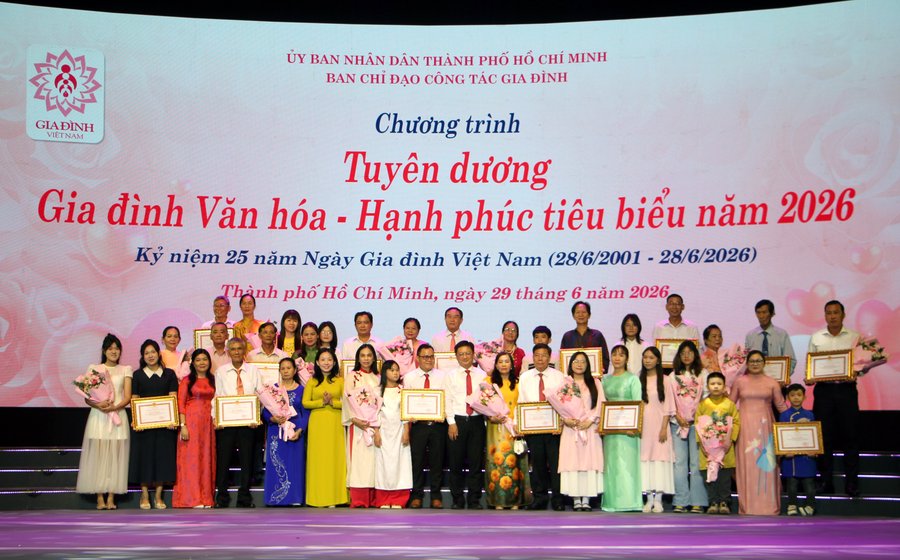 Công tác gia đình được TP.HCM đặc biệt quan tâm