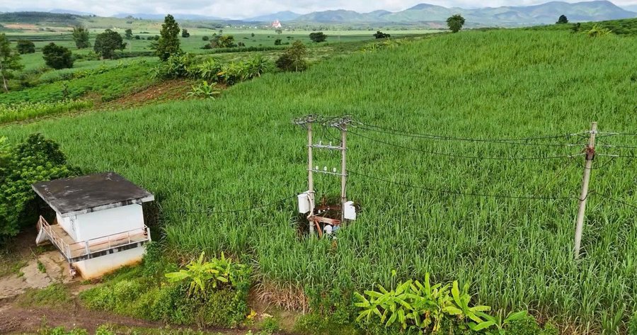 Hiện trường trộm cắp điện tại thôn Đăk Klếch, xã Ngọk Bay