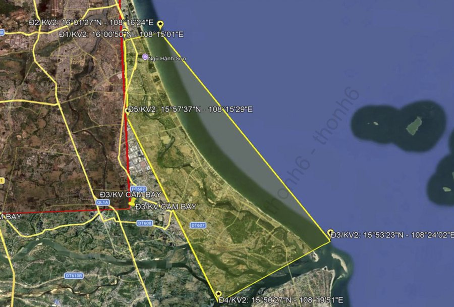 Đà Nẵng thiết lập 4 khu vực vùng trời cho phương tiện bay