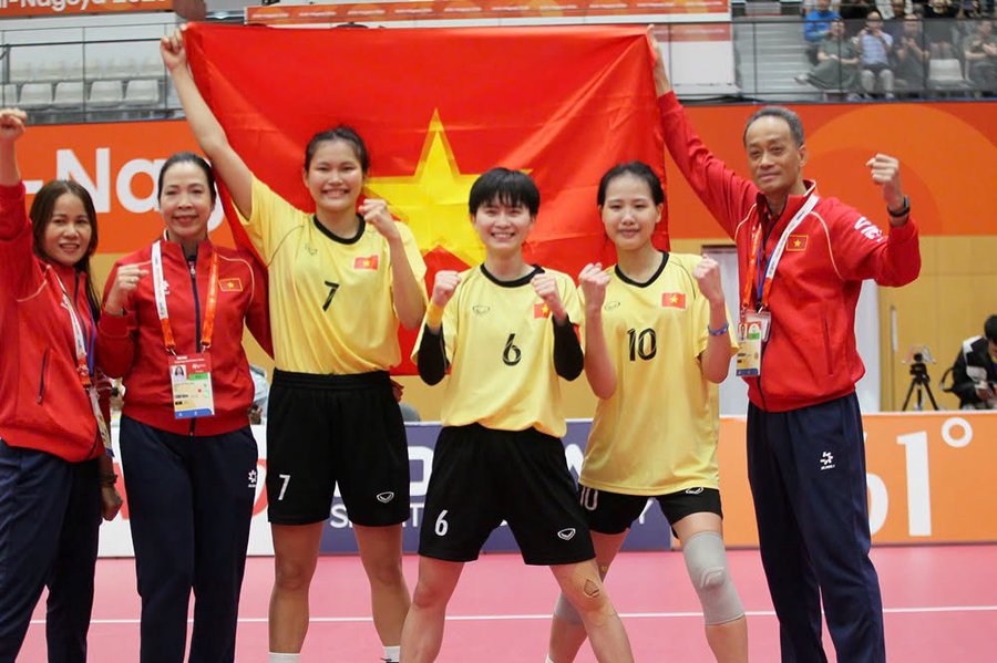 Cầu mây đôi nữ Việt Nam xuất sắc giành HCV ASIAD sau 20 năm