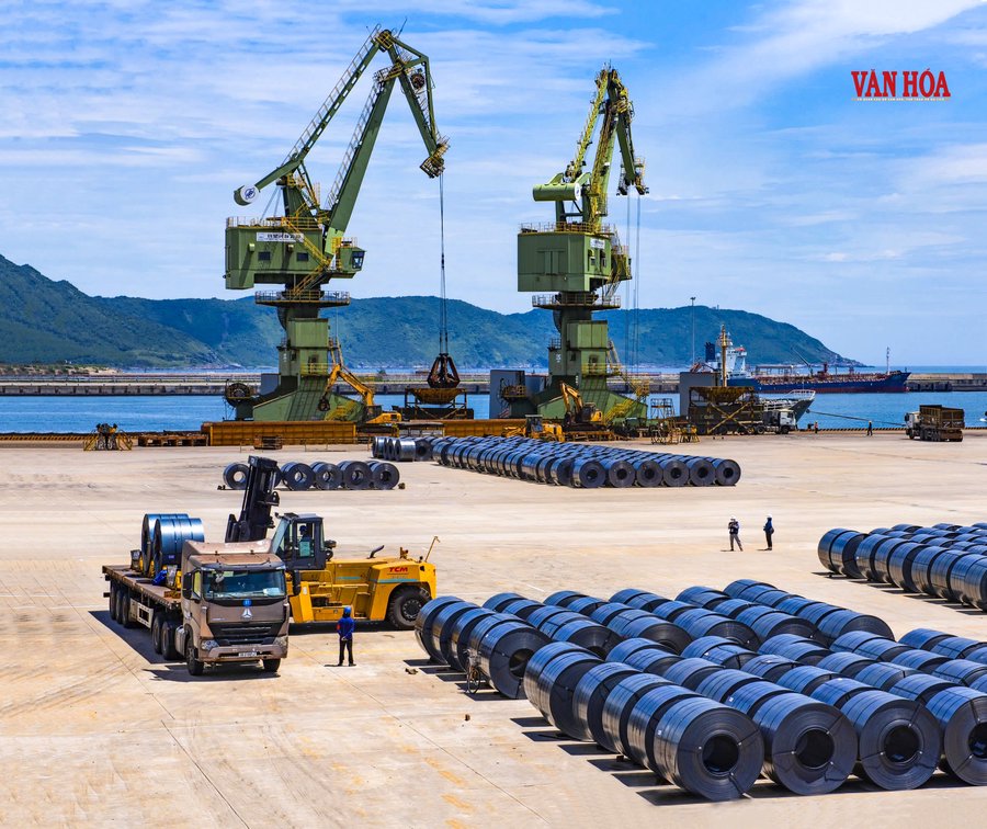 Một góc tại khu vực cầu cảng Formosa