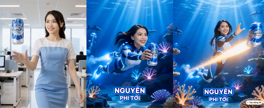 Mùa hè này, gọi tên hội bạn và tiếp tục nối dài những cuộc vui cùng Huda Ice Twist. (Hình ảnh có ứng dụng AI)
