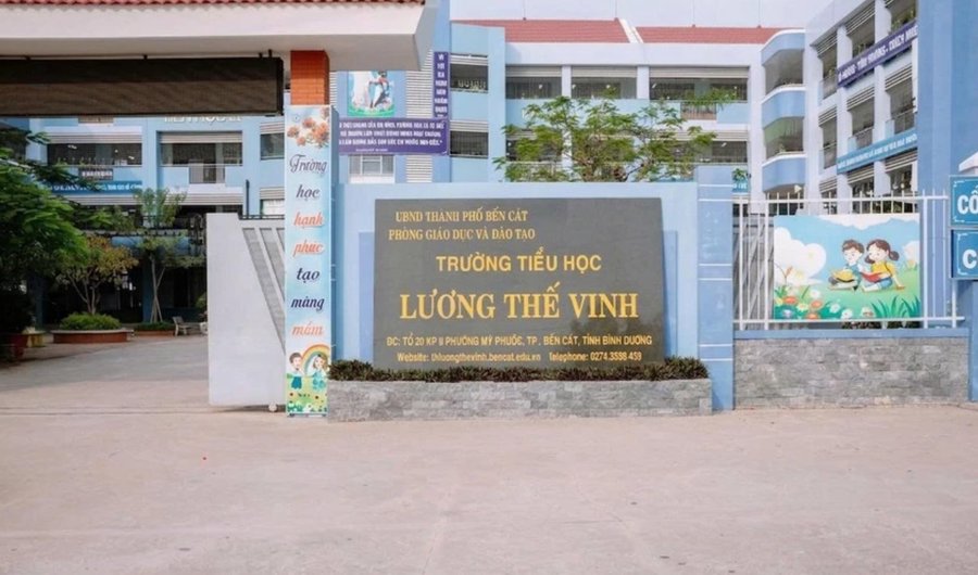 Trường tiểu học Lương Thế Vinh, phường Bến Cát, TP.HCM