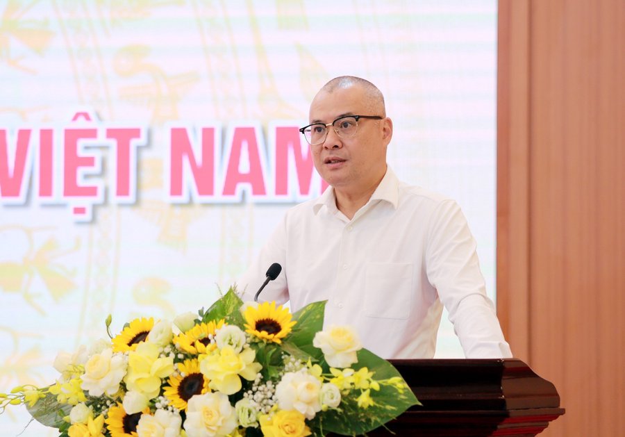 Bí thư Tỉnh ủy Phú Thọ Phạm Đại Dương phát biểu chúc mừng tại buổi gặp mặt
