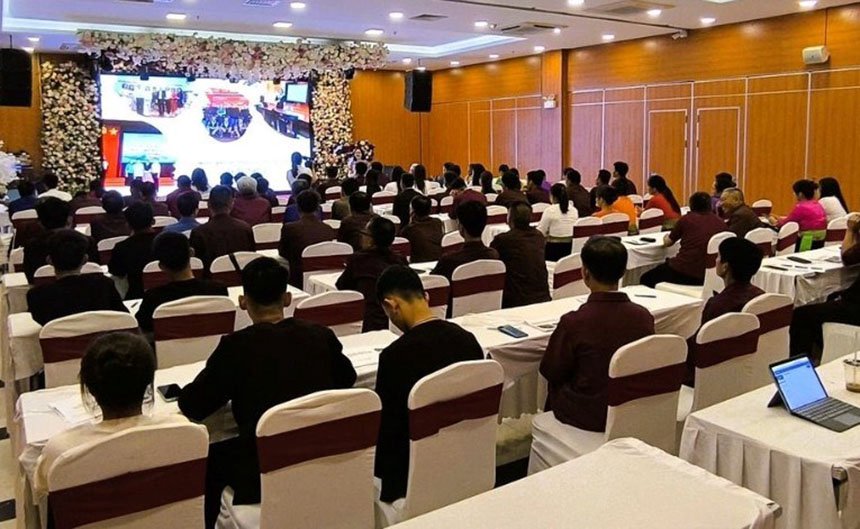 Lớp tập huấn có sự tham gia của 75 nghệ nhân, học viên dân tộc Mường và cán bộ văn hóa cơ sở tại xã Toàn Thắng, tỉnh Phú Thọ