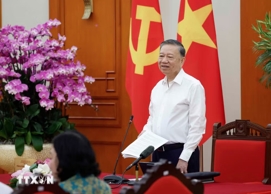 Tổng Bí thư, Chủ tịch nước yêu cầu cần thống nhất quan điểm, nguyên tắc, phạm vi và tiêu chí nghiên cứu. Ảnh: TTXVN
