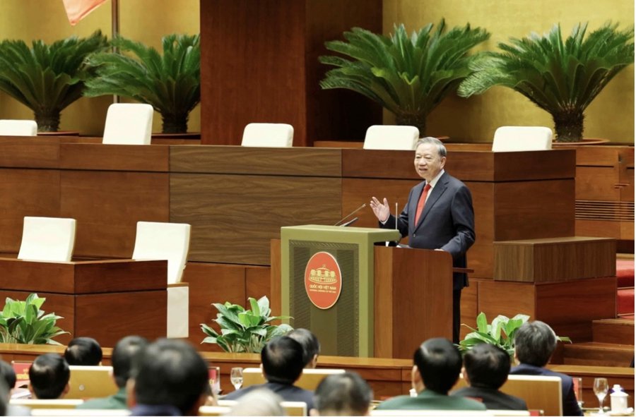 Tổng Bí thư, Chủ tịch nước Tô Lâm đã đúc kết: “Văn hóa xây nên dáng hình của dân tộc”. Ảnh: Báo Nhân Dân