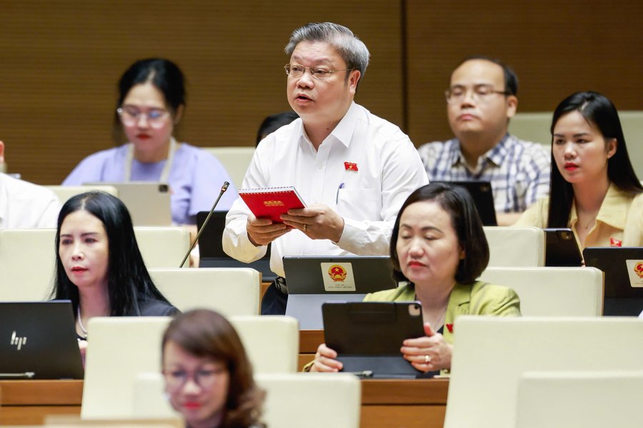 Đại biểu Bùi Văn Dũng phát biểu