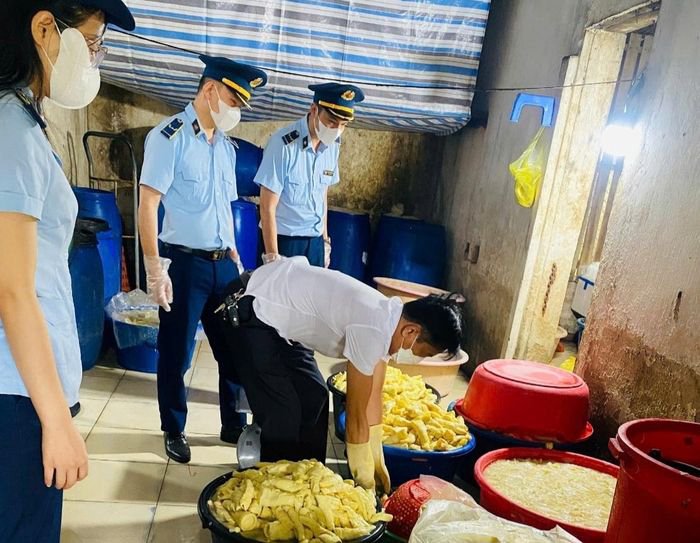 Phát hiện 600kg măng tươi không rõ nguồn gốc xuất xứ