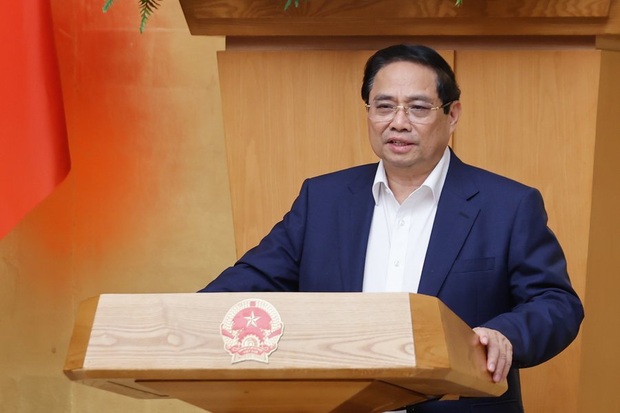 Thủ tướng Phạm Minh Chính phát biểu chỉ đạo Phiên họp Chính phủ chuyên đề xây dựng pháp luật