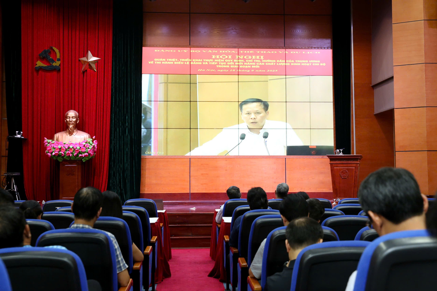 Hội nghị tại điểm cầu Bộ VHTTDL