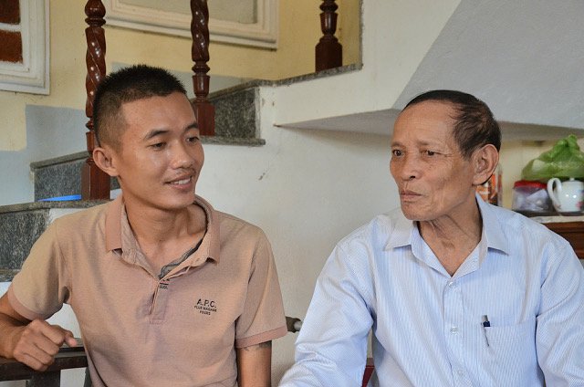 Anh Nguyễn Tử Khánh bị tai nạn lao động, qua kết nối của ông Châu đã được hỗ trợ gần 60 triệu đồng chi phí điều trị