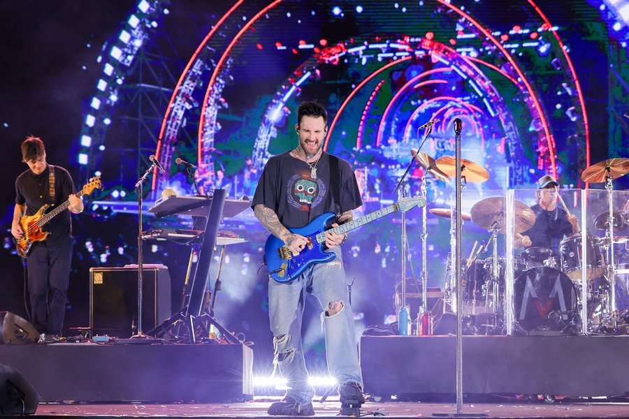 Maroon 5 tại siêu nhạc hội 8Wonder Winter Festival tại Phú Quốc hồi tháng 12.2023.