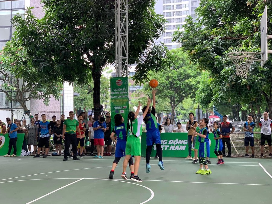 Kết thúc Giải Bóng rổ học sinh Tiểu học Hà Nội - Anh 2