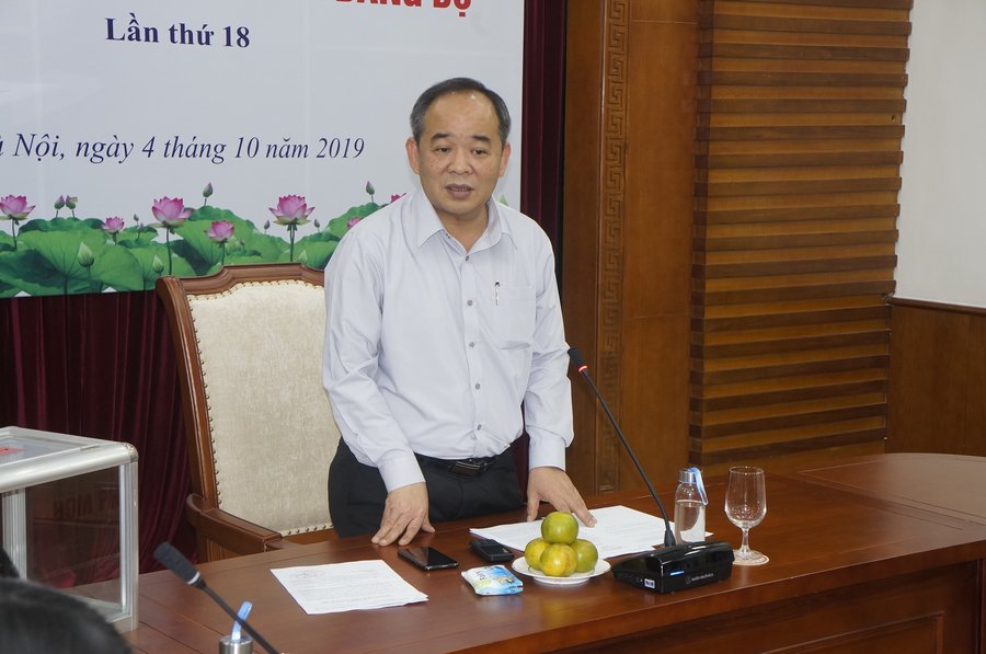 Hội nghị Ban chấp hành Đảng bộ Bộ VHTTDL lần thứ 18 - Anh 1