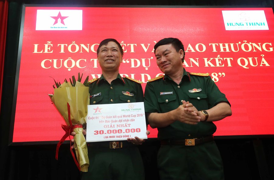 Trao giải cuộc thi Dự đoán kết quả World Cup 2018 - Anh 1