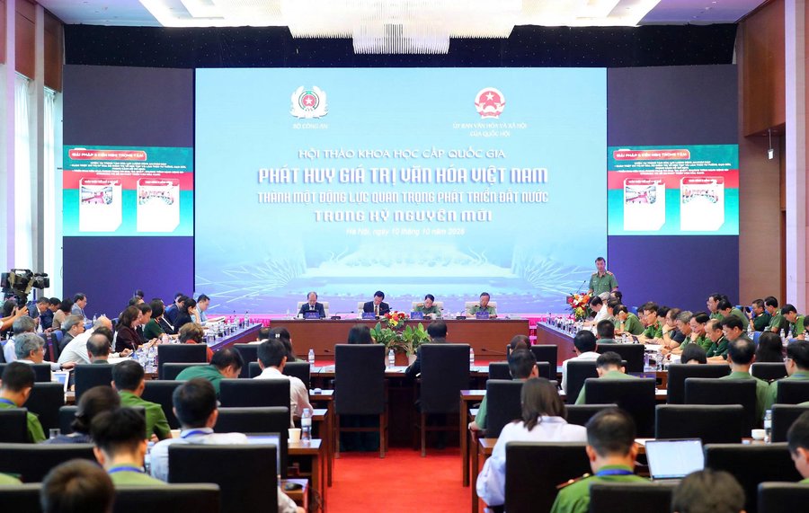 Hội thảo khoa học cấp quốc gia “Phát huy giá trị văn hóa Việt Nam thành một động lực quan trọng phát triển đất nước trong kỷ nguyên mới”