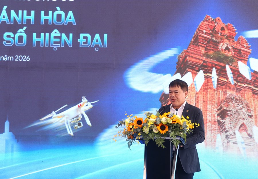 Ông Trần Trung Thành, Giám đốc FPT IS TP.HCM (thuộc Tập đoàn FPT) phát biểu