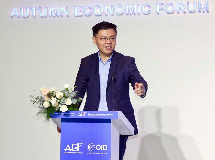 Phó Chủ tịch UBND TP.HCM Trương Minh Huy Vũ phát biểu tại sự kiện