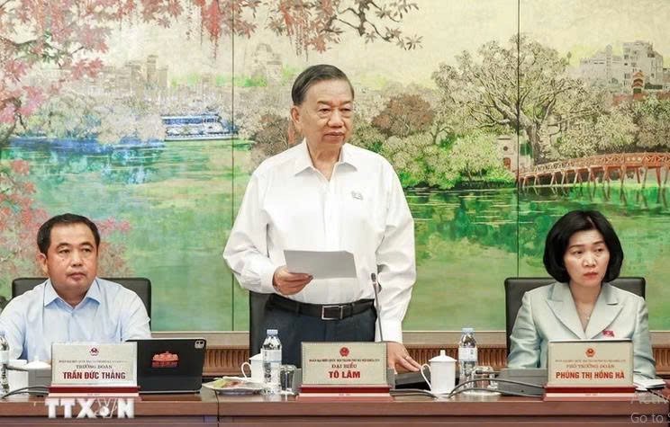 Tổng Bí thư, Chủ tịch nước Tô Lâm phát biểu thảo luận tại tổ ngày 26.10