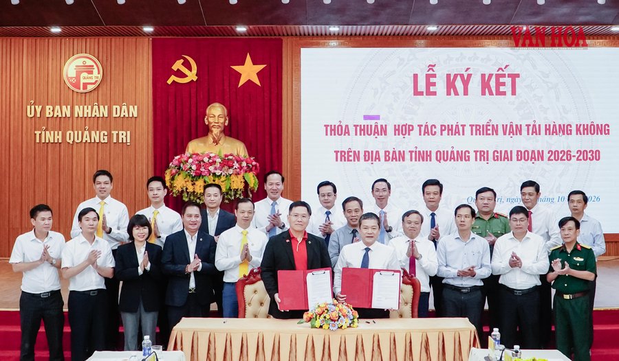 Tỉnh Quảng Trị ký kết thoả thuận hợp tác phát triển vận tải hàng không trên địa bàn tỉnh giai đoạn từ 2026 - 2030
