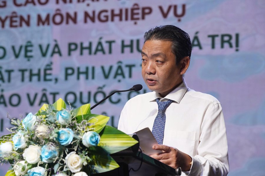 Thứ trưởng Hoàng Đạo Cương phát biểu