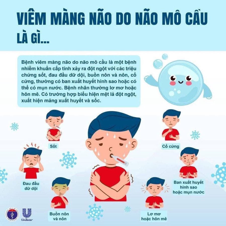 Viện Pasteur TP.HCM đề nghị Sở Y tế tỉnh Cà Mau và các địa phương tăng cường tuyên truyền về viêm não mô cầu bằng nhiều hình thức để người dân biết, phòng bệnh