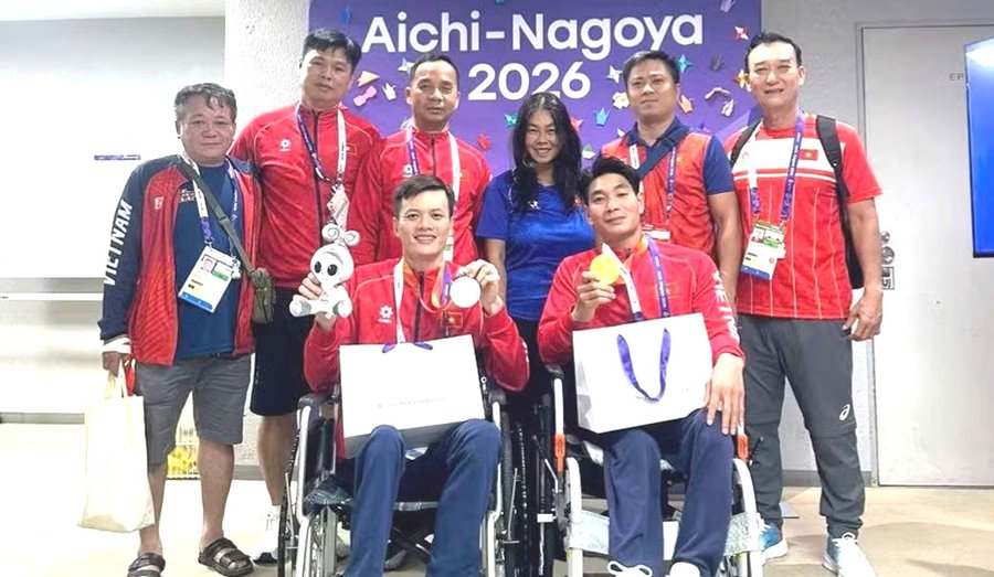 Việt Nam giành 1 huy chương Vàng, 2 huy chương Bạc, 2 huy chương Đồng tại ASIAN Para Games 5