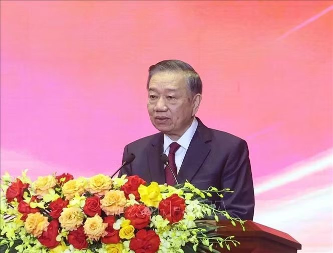 Tổng Bí thư, Chủ tịch nước Tô Lâm phát biểu chỉ đạo. Ảnh: TTXVN