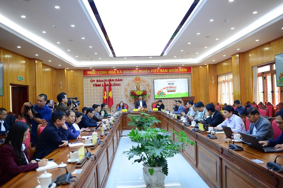 UBND tỉnh Lâm Đồng phối hợp tổ chức họp báo công bố thông tin về Lễ hội nhạc Jazz Việt Nam